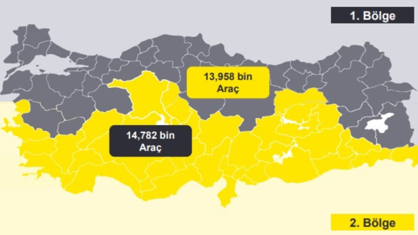 28.7 milyon araç için 1 milyar 720 milyon dolar ödenecek