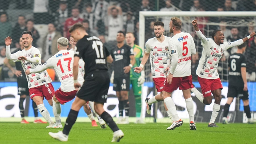 Beşiktaş'ın yenilmezlik serisi Gaziantep FK karşısında sona erdi