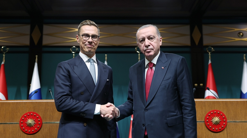 Erdoğan, Finlandiya Cumhurbaşkanı Stubb ile görüştü