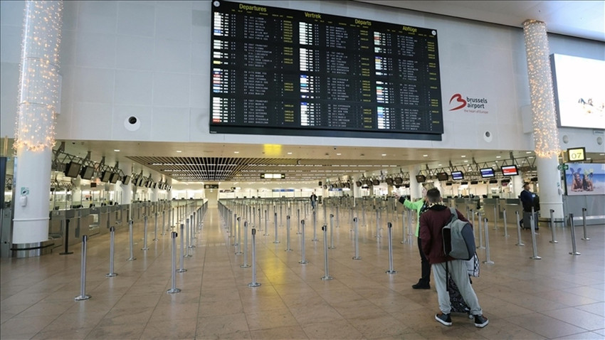 Belçika'nın havalimanlarında 31 Mart'ta planlanan uçuşlar iptal edildi