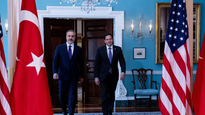 Trump döneminde ilk ziyaret: Washington'da Fidan-Rubio görüşmesi
