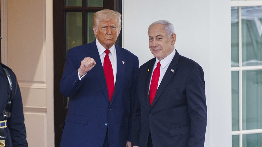 Netanyahu ile görüşen Trump'tan 'her konuda aynı taraftayız' mesajı