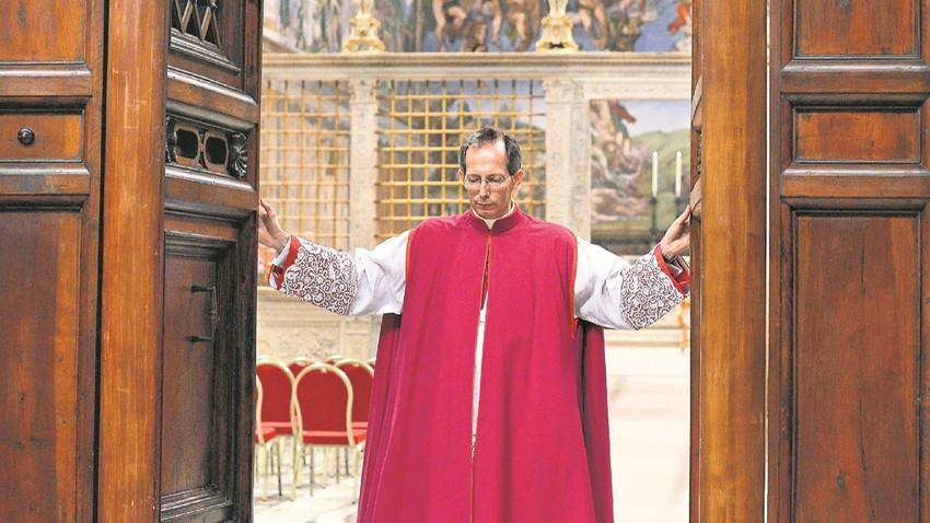 Papa seçilene kadar bu kapı açılmayacak.