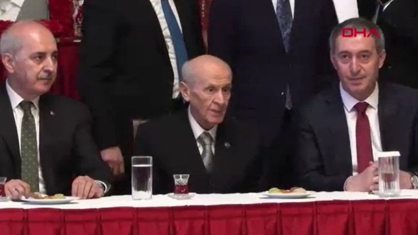 Bahçeli'den DEM Parti'ye Meclis'te taziye ziyareti