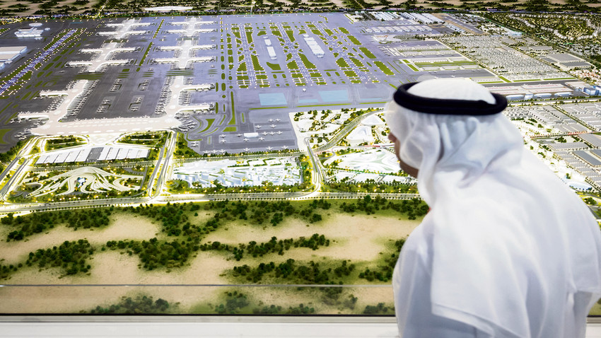 2032’de Dubai’nin tek havalimanı olması planlanan El-Mektum’un geliştirme çalışmaları için 28 milyar dolar harcanıyor. Fotoğraf: GettyImages