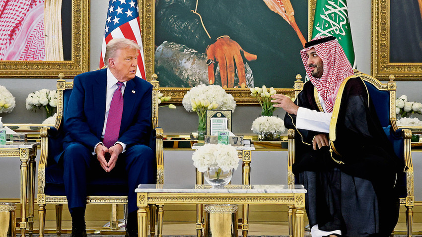 Donald Trump, bu hafta Suudi Arabistan’da Prens Selman’la bir araya geldi. (Fotoğraf: Getty Images)