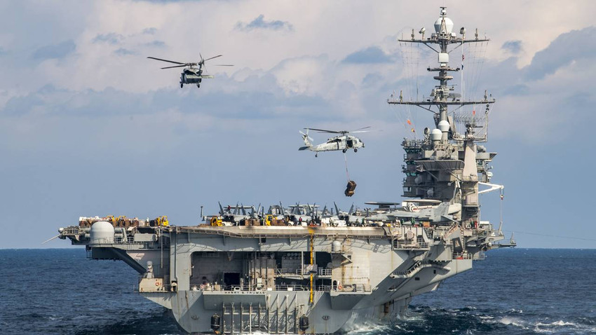 Husiler 33 kez hedef almıştı: ABD'nin üç F-18 kaybeden uçak gemisi Ortadoğu'dan ayrıldı