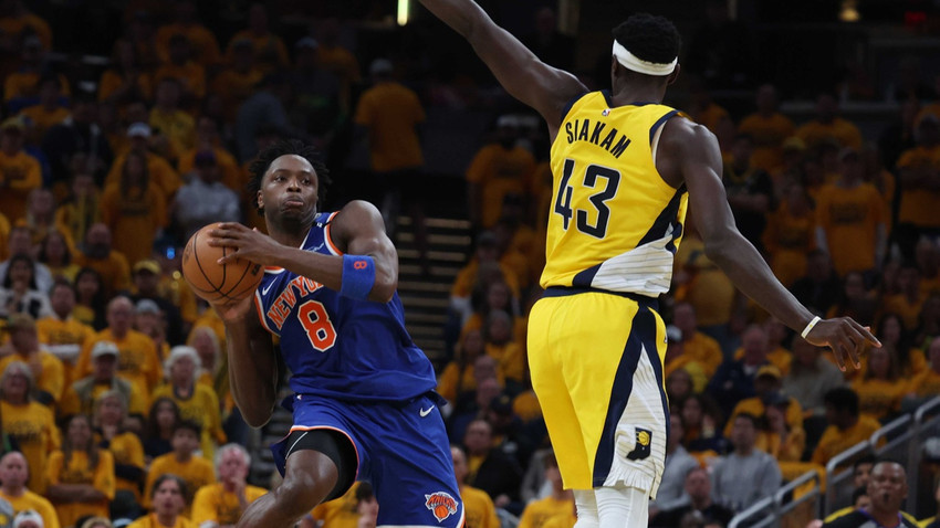 NBA Doğu Konferansı finali: Knicks, Pacers karşısında ilk galibiyetini aldı