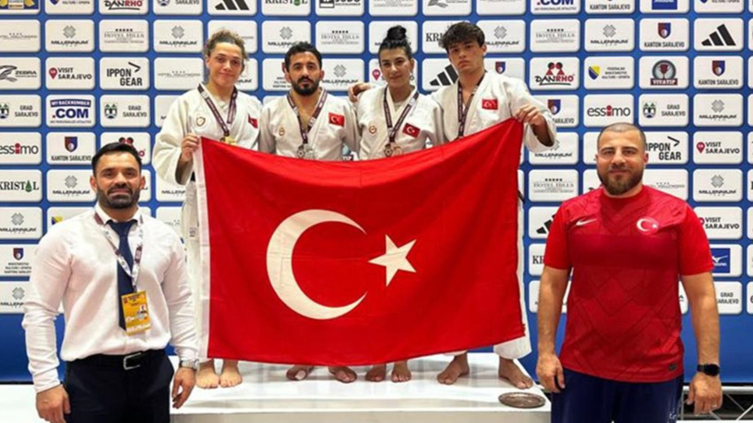 Milli judocular Avrupa Kupası'nın ikinci gününde 1'i altın 5 madalya kazandı