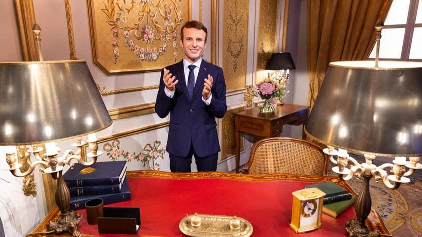 Fransa'daki bal mumu müzesinde hırsızlık: Macron'un heykeli çalındı
