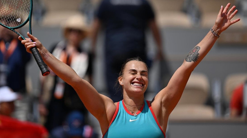 Fransa Açık'ta Aryna Sabalenka yarı finale yükseldi