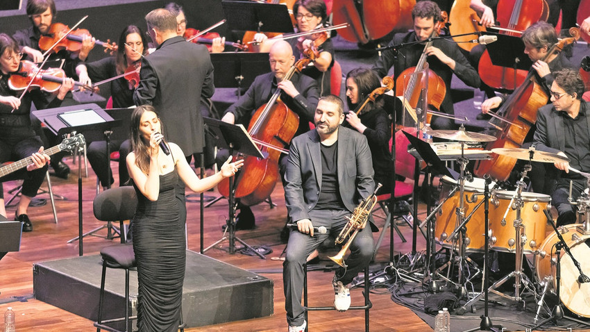 Ibrahim Maalouf ve Hiba Tawaji'ye Murat Cem Çetin yönetimindeki orkestra eşlik edecek.