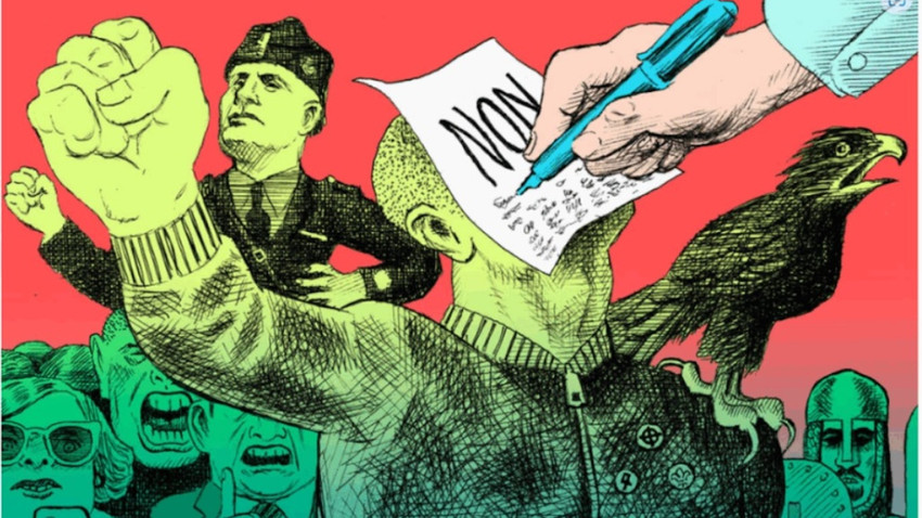 Kurucuları arasında Jean-Paul Sartre da bulunan Fransız Libération gazetesi açık mektubu okurlarına bu görselle sundu