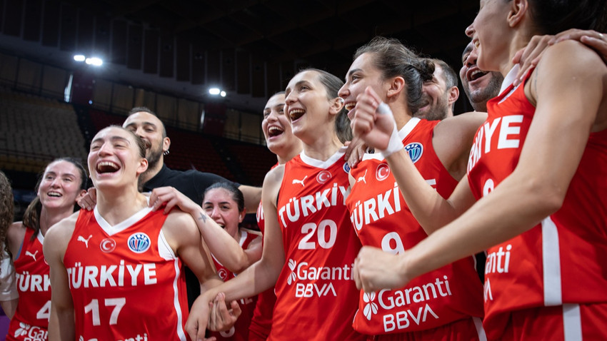 A Milli Kadın Basketbol Takımı Dünya Kupası yolunda: Milliler Avrupa 7'ncisi oldu
