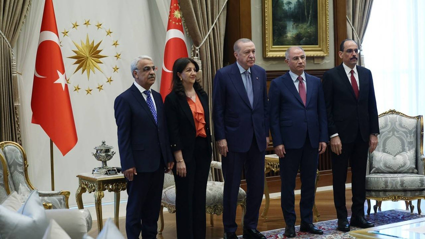 Cumhurbaşkanı Erdoğan DEM Parti ile görüştü: Bizim açımızdan tarihi bir temas