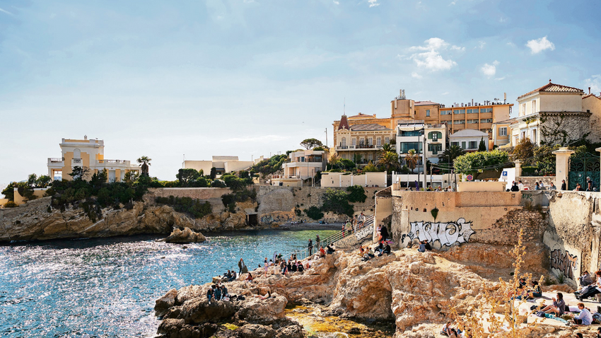 Marsilya gerçek bir Akdenizli ruhu taşıyor. (Fotoğraf: Jonathan Stokes / The New York Times)