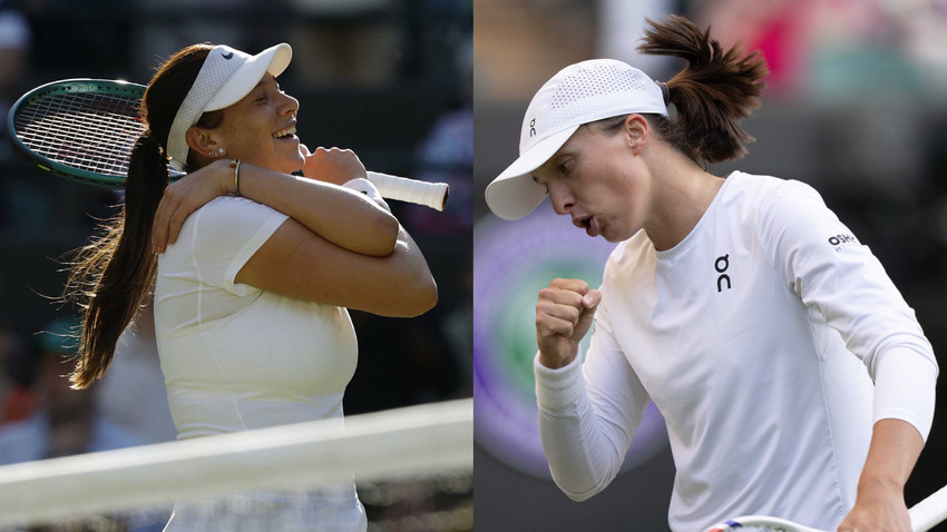 Wimbledon tek kadınlarda Anisimova-Swiatek finali