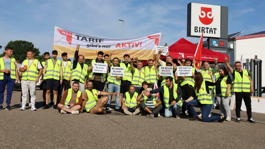 Almanya'nın önde gelen döner tedarik şirketi Birtat'ta işçilerin grevi sürüyor