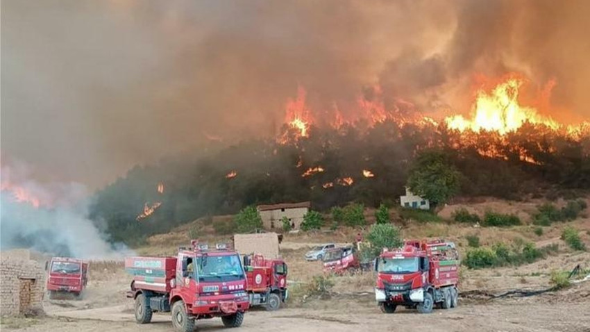 Eskişehir'deki orman yangınında alevlerin arasında kalan 10 kişi hayatını kaybetti