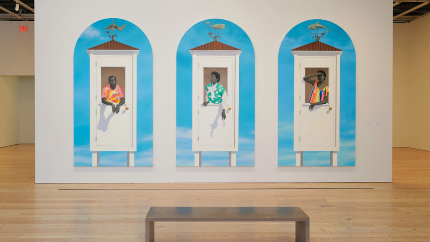 Amy Sherald'ın “American Sublime” sergisinden...