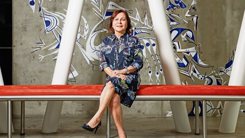 Borusan Kocabıyık Vakfı Yönetim Kurulu Başkanı Zeynep Hamedi. (Fotoğraf: Barış Acarlı)