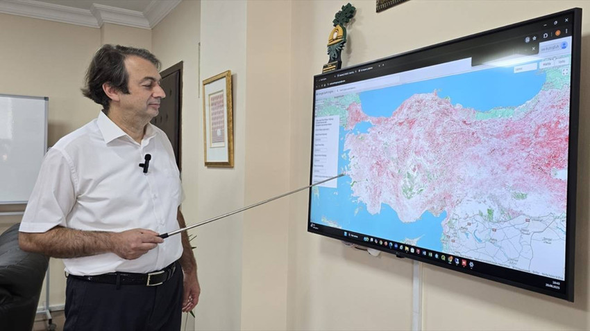 Uydu verileri kullanıldı: İşte Türkiye'nin kuraklık haritası