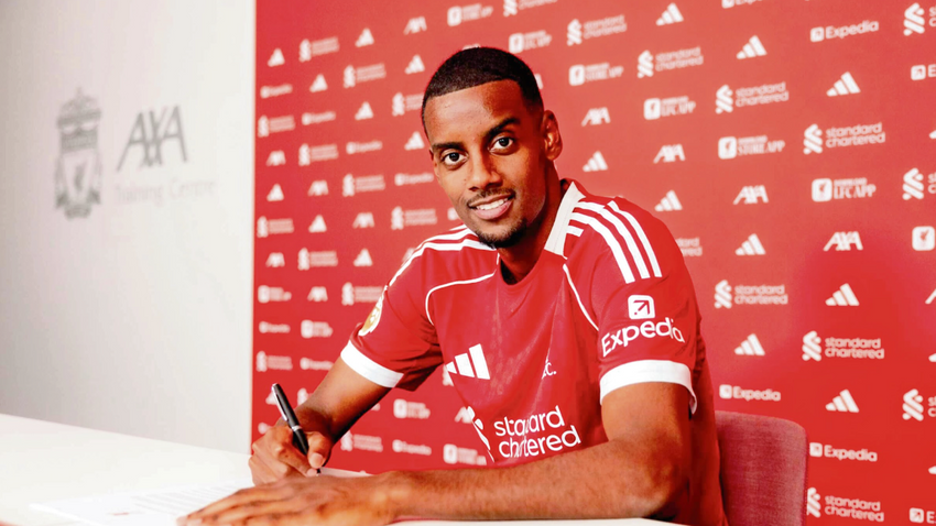 Isak, yeni takımı Liverpool’a altı maçta dört gol atmıştı. (Fotoğraf: Getty Images)