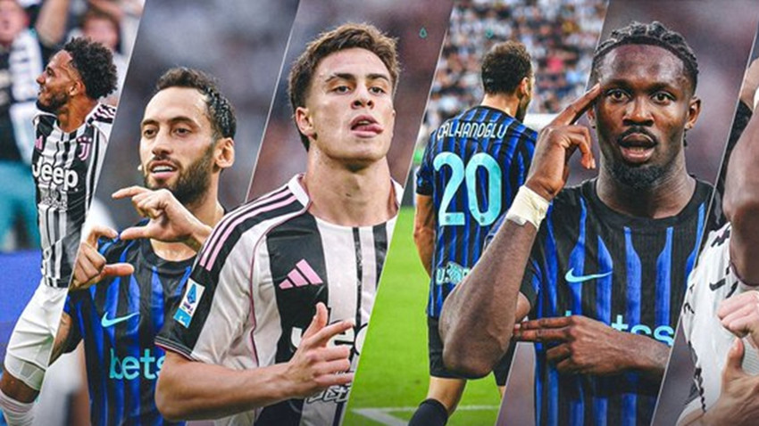 Yedi gollü Derby d'Italia'ya 'bizim çocuklar' damga vurdu: Kenan Yıldız maçın oyuncusu seçildi