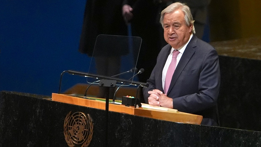 BM Genel Sekreteri Guterres: Filistinliler için devlet bir ödül değil hak