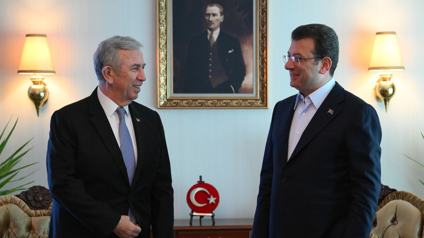 İmamoğlu'ndan Mansur Yavaş'a destek mesajı: Algı operasyonlarında ısrar edenlere nispet tüm direncimizle buradayız