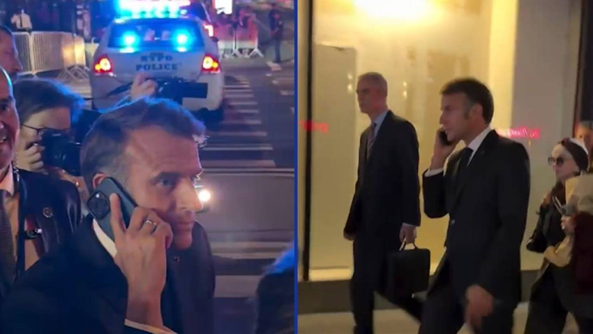 Macron, polis durdurunca Trump'ı aradı: Alo nasılsınız?