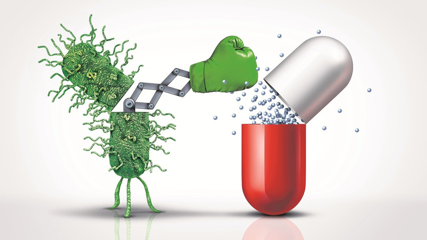 Altı bakteriden biri artık ilaca dirençli
