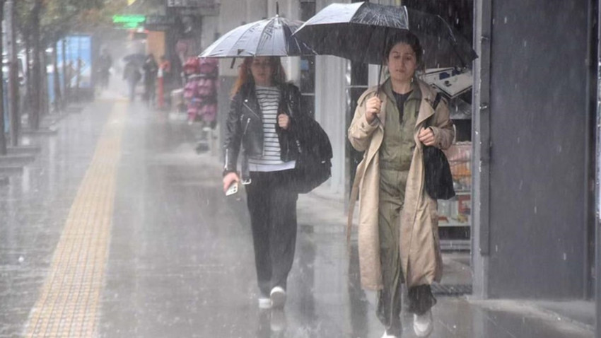 Üç ilde sarı alarm: Kuvvetli sağanak yağacak