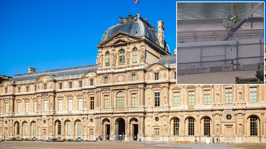 Louvre soygununda kaçış görüntüleri ortaya çıktı