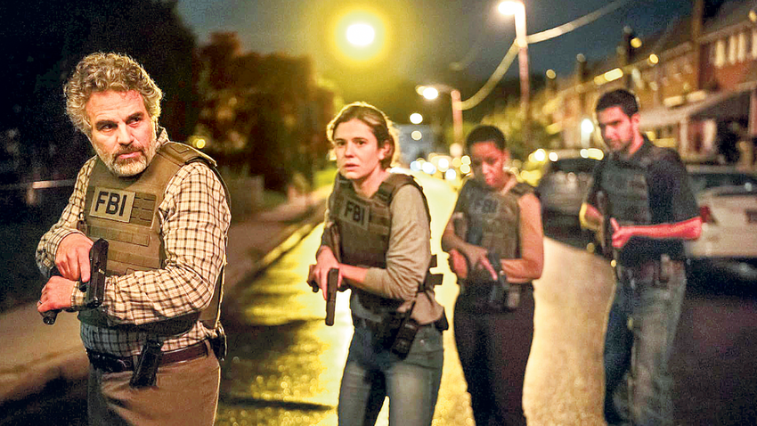 Mark Ruffalo, Alison Oliver, Thuso Mbedu ve Fabien Frankel. Ruffalo, basın toplantısında “Dizinin En İyi Toplu Performans Ödülü’nü alması en büyük dileğim” dedi.