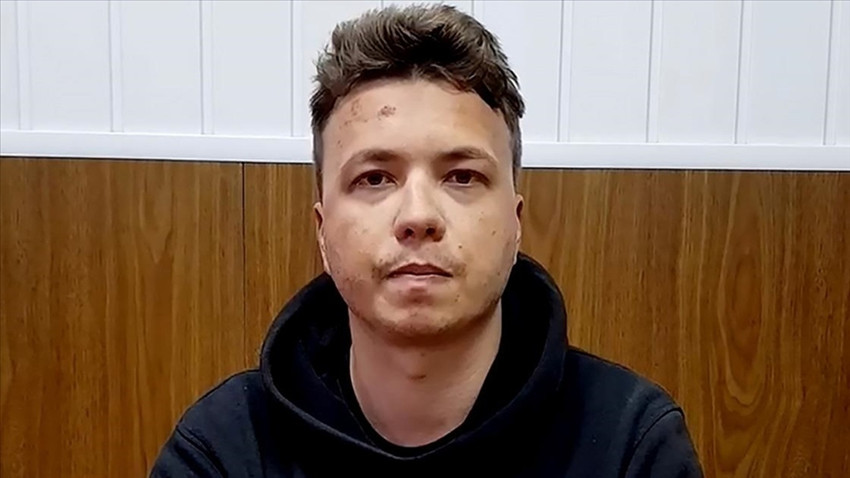 Bomba ihbarıyla indirilen uçakta yakalanmıştı: Belaruslu muhalif 'istihbaratçı' çıktı