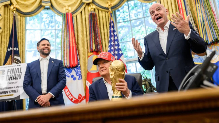 Tarih 5 Aralık, yer Washington: FIFA, ABD Başkanı Donald Trump'a barış ödülü verebilir