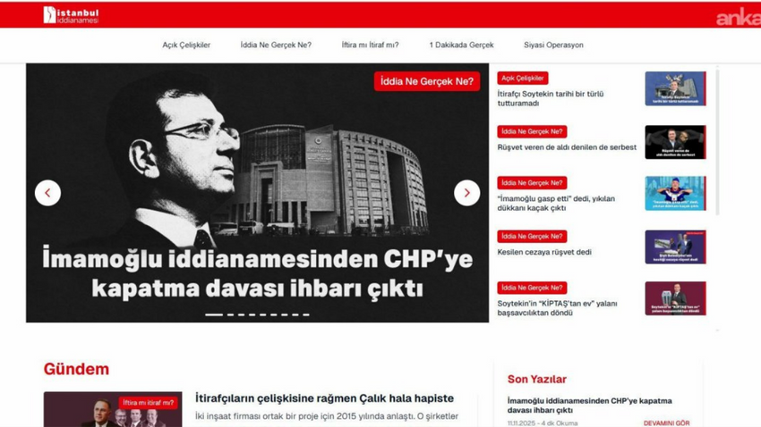 İBB iddianamesine karşı "İstanbul İddianamesi" internet sitesi açıldı