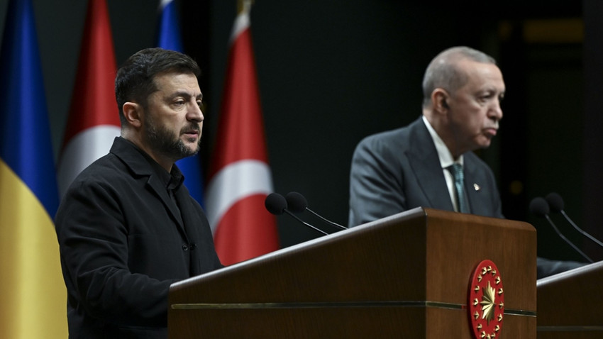 Cumhurbaşkanlığı Külliyesi'nde konuşan Zelenski: Türk diplomasisinin gücüne güveniyoruz