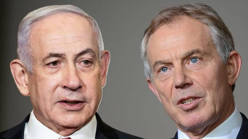 İsrail devlet televizyonu: Netanyahu, Gazze'de geçici yönetim için adı geçen Blair'le gizlice görüştü