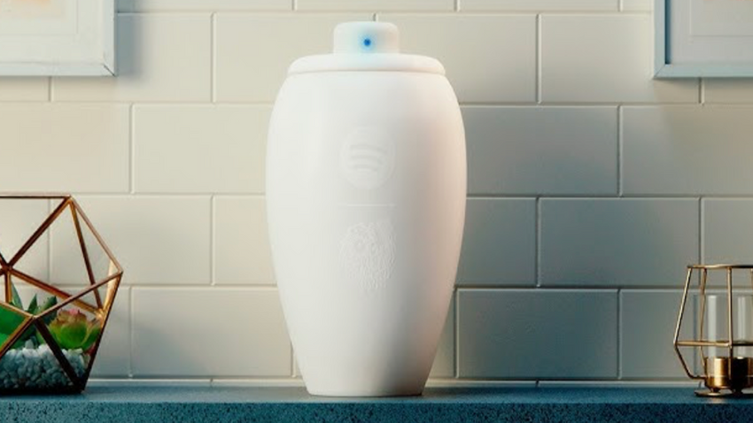 Spotify'dan yeni hoparlör: İçinde külleri olan ölünün 'ölümsüz listesi'ni çalıyor