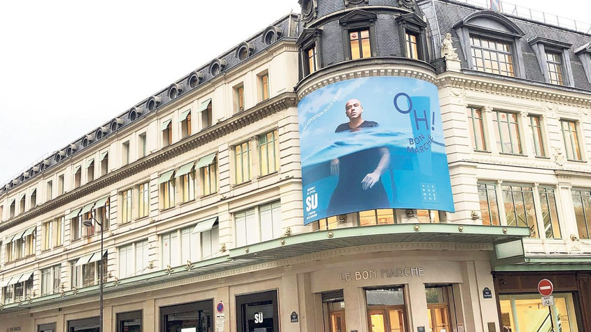 Paris’in ünlü mağazası şimdi ‘Su’ içinde