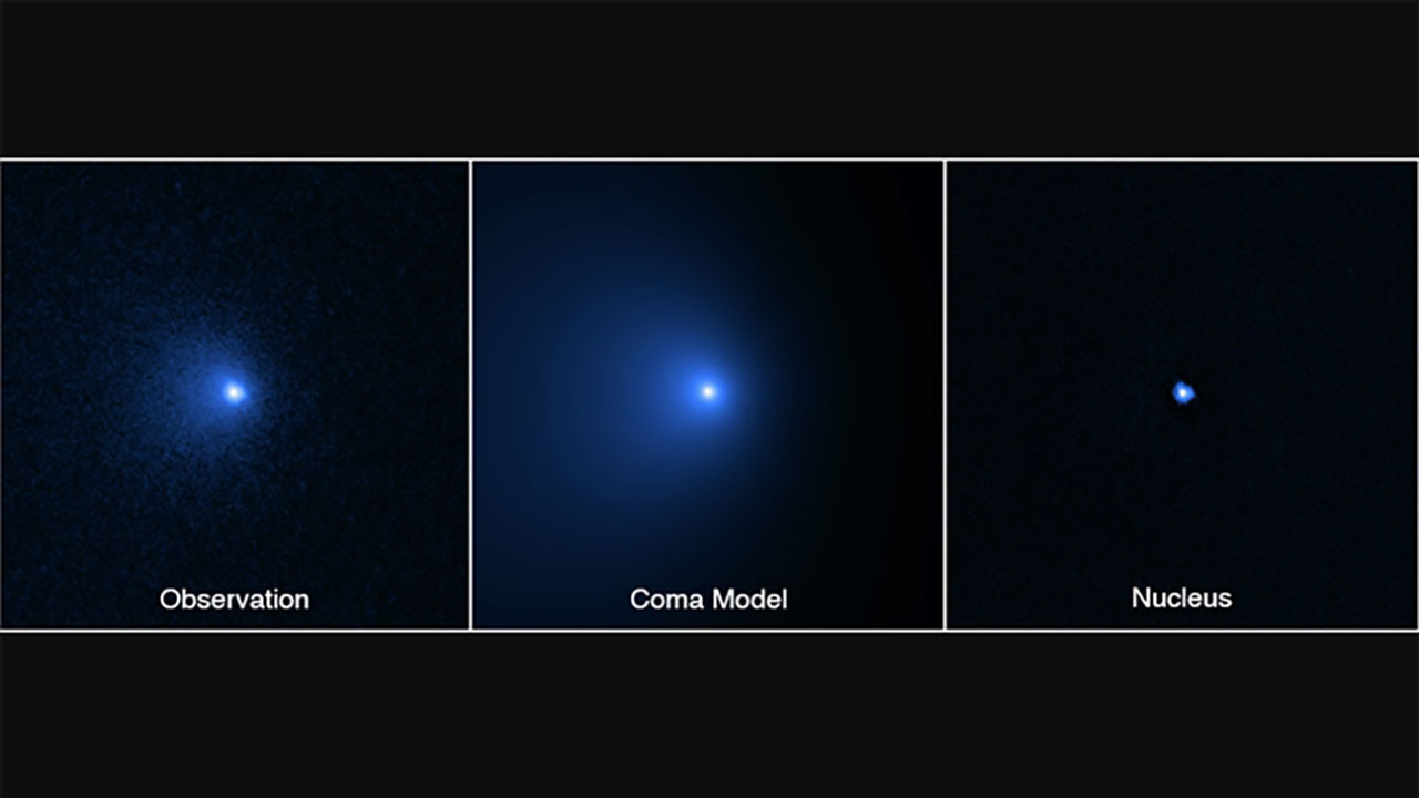 NASA: En büyük kuyruklu yıldızın çekirdeği kömürden kara