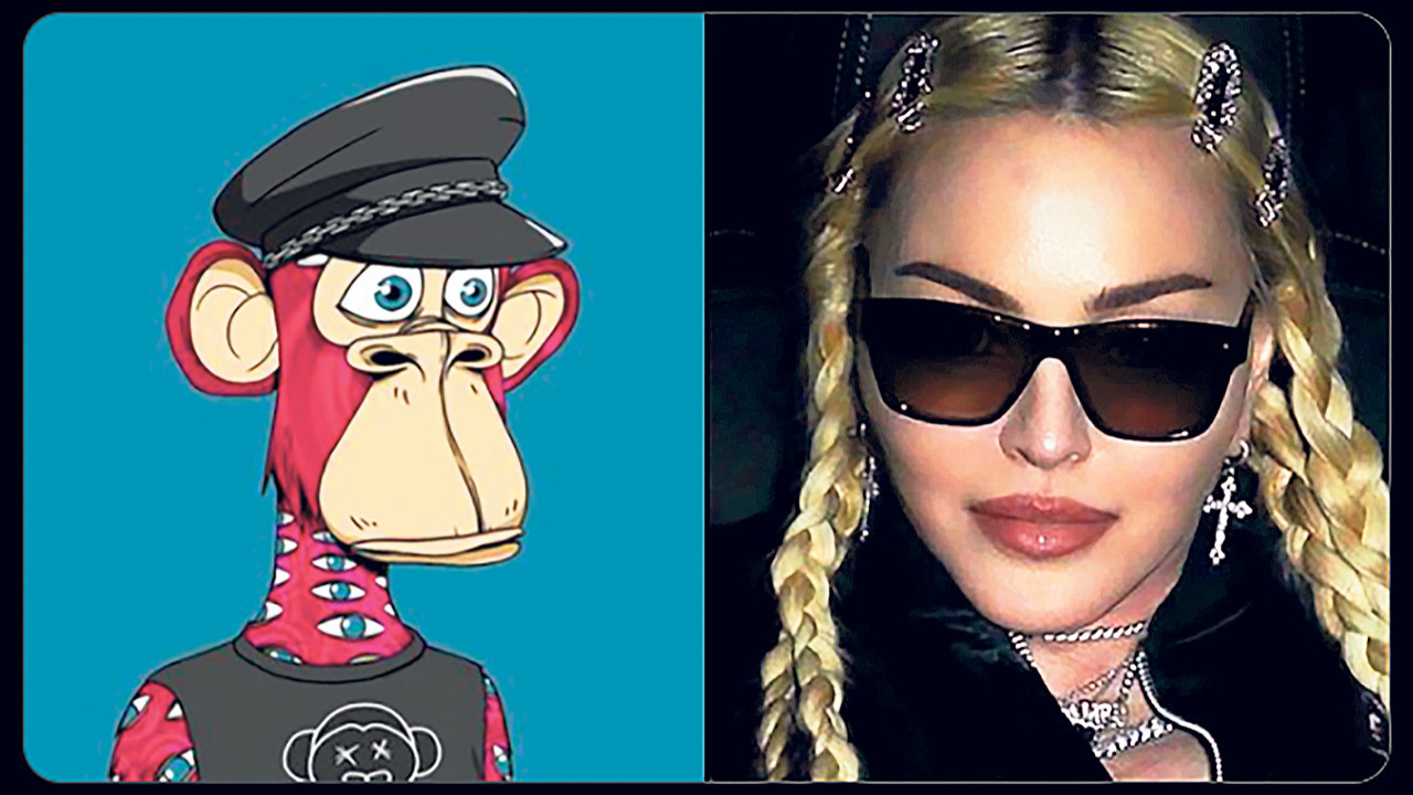 Madonna 570 bin dolarlık maymunu ile Meta’ya girerse!