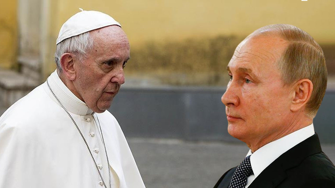 Papa,  Putin ile görüşmek için Moskova'ya gitmek istediğini söyledi