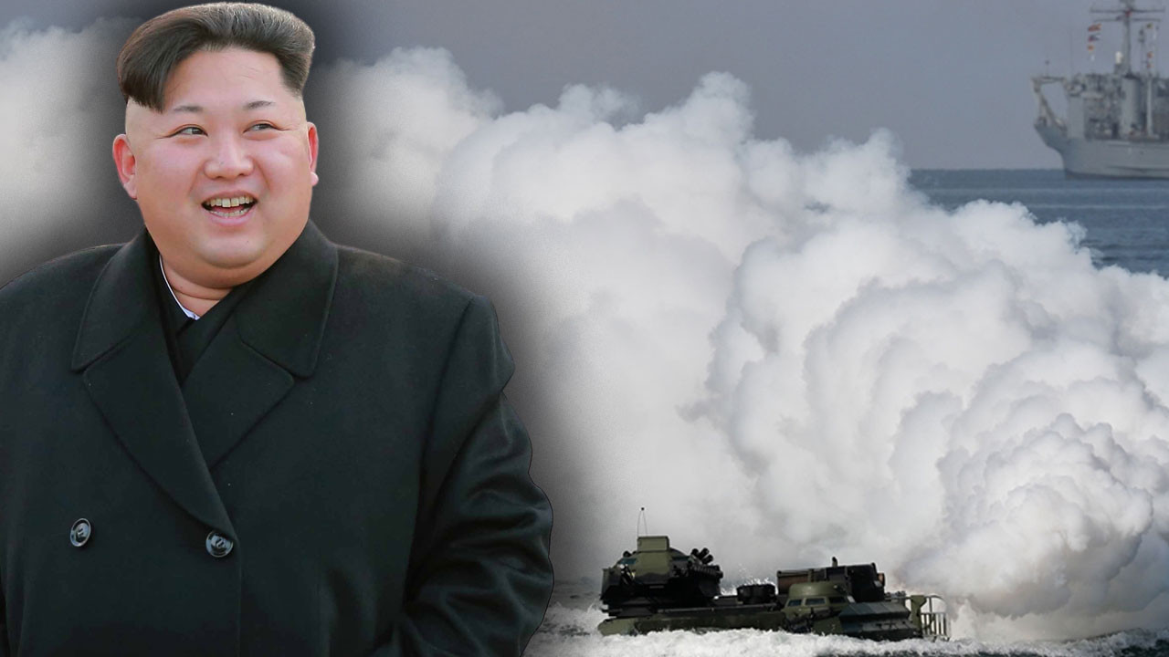 Güney Kore ve ABD'nin askeri tatbikatı Kuzey Kore için işgal provası