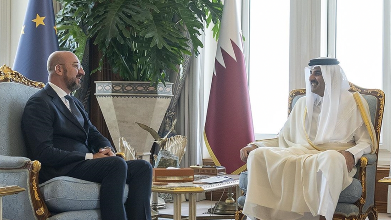 Katar'a giden AB Konseyi Başkanı Michel enerji konusunu görüştü