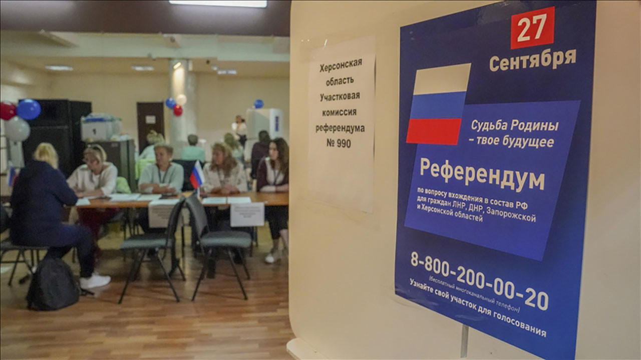 Referandum yapılan dört bölge Rusya'ya bağlanıyor