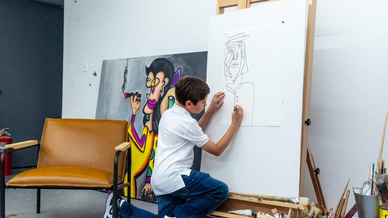 New York Times yazdı: Beşinci sınıf öğrencisinden sanat eserleri