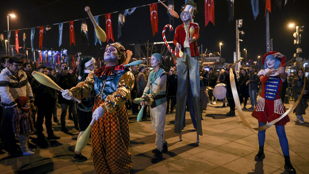 İstanbul'da yılbaşı kutlamaları